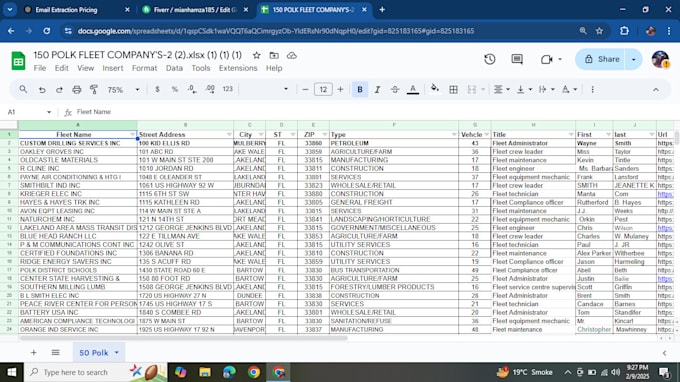 Gig Preview - Extract data from a small website or webpage