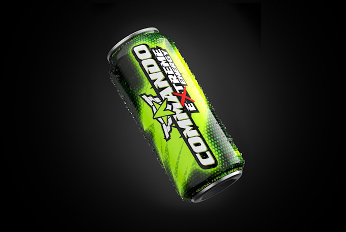 Gig Preview - Design energy drink can and bottle for your brand