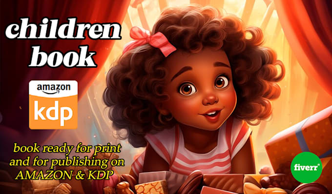 Gig Preview - Create awesome african american children book illustrations for kdp