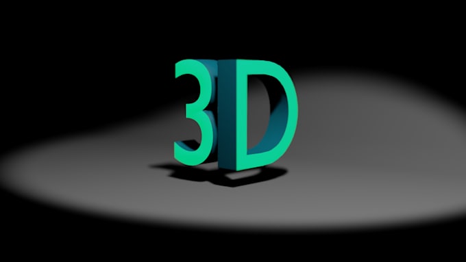 Gig Preview - Create custom 3d logo animation for youtube intro