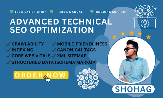 Gig Preview - Advanced technical SEO optimization to boost your website