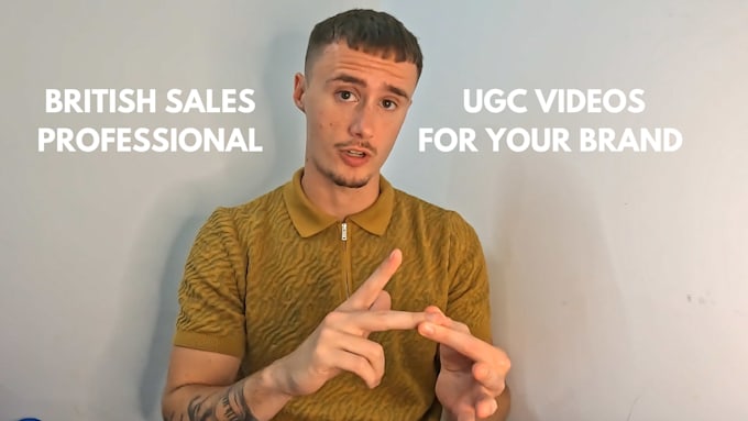 Gig Preview - Create high converting ugc videos for your brand