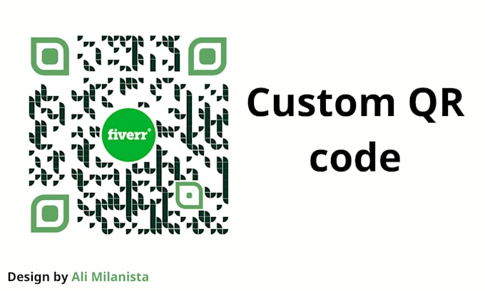 Gig Preview - Create custom qr code generator with your logo