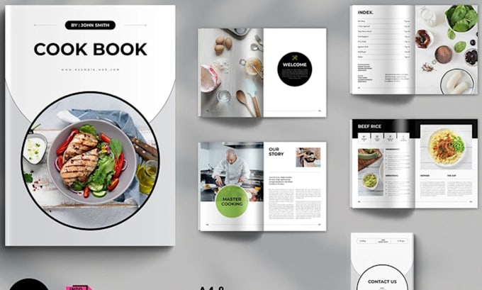 Bestseller - create professional recipe book, ebook, or cookbook design in canva