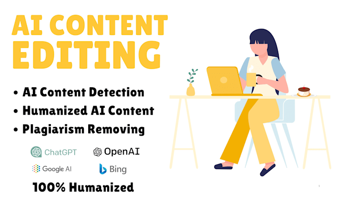 Gig Preview - Humanize your ai content and check it for plagiarism