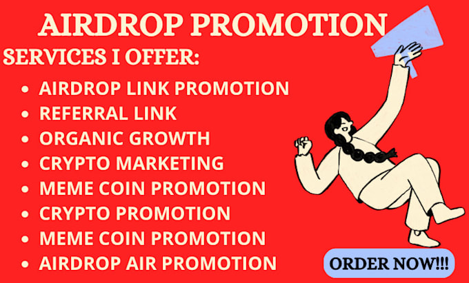 Gig Preview - Do airdrop promotion  meme coin illustration for airdrop link promotion