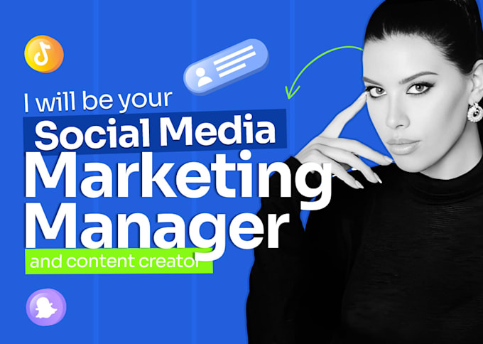 Gig Preview - Be your social media manager and content creator