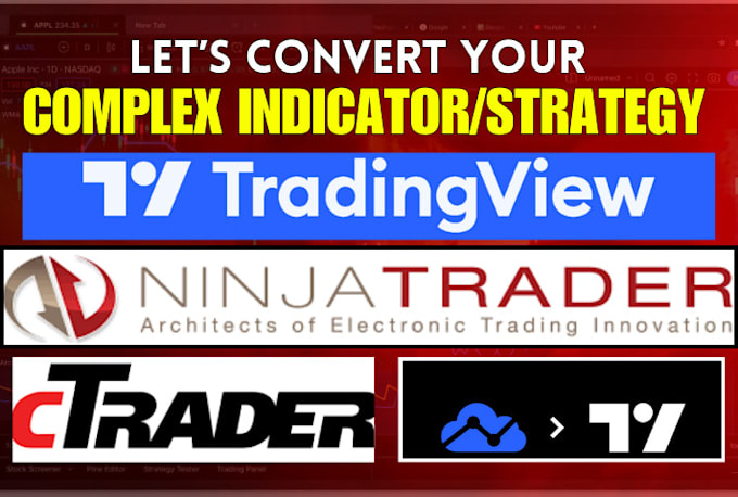 Gig Preview - Automate tradingview pine script, mt4 mt5, ctrader, ninjatrader, thinkorswim