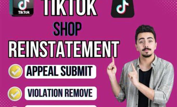 Gig Preview - Do tiktok shop reinstatement, remove tiktok suspension, violation, appeal letter