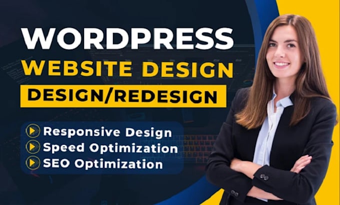 Gig Preview - Build, design, redesign, develop, update, clone, or customize wordpress website