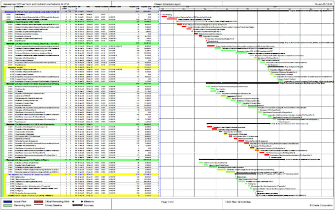 Gig Preview - Prepare schedules using ms project and primavera p6