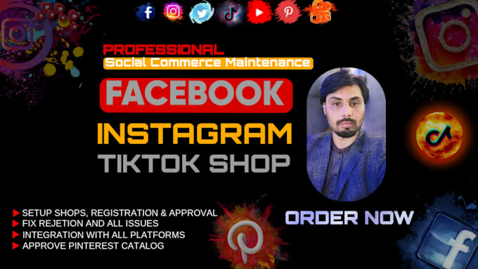 Bestseller - set up and maintain  facebook shop, instagram, tiktok shop and pinterest catalog