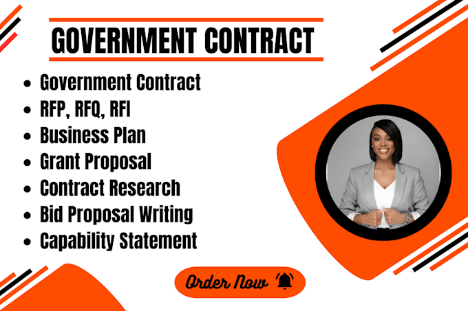 Gig Preview - Write winning government contract bids, rfps, proposals, and grants