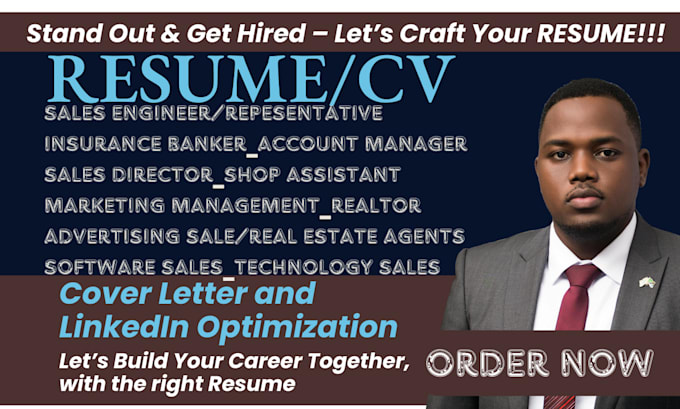 Bestseller - craft ats complaint sales resume, marketing management advertisement realtor CV