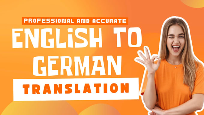 Bestseller - translate english text into german