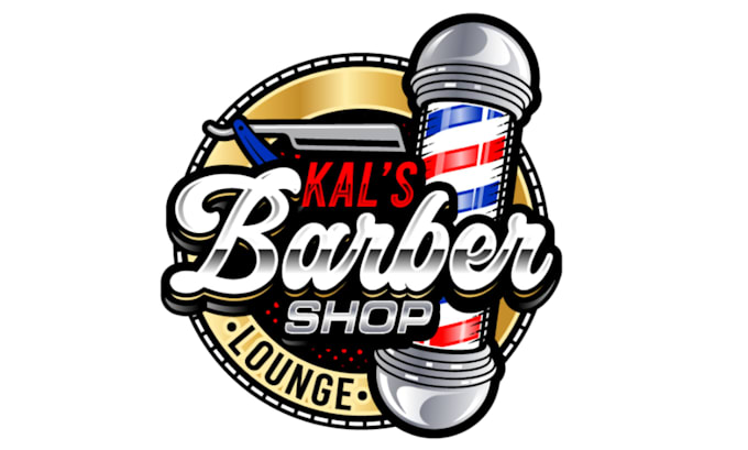 Gig Preview - Do modern vintage, barber, salon, shop and barbershop logo