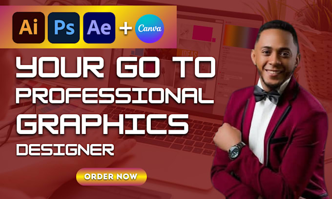 Gig Preview - Be your professional graphics designer for logo, flyer, branding kit, and more