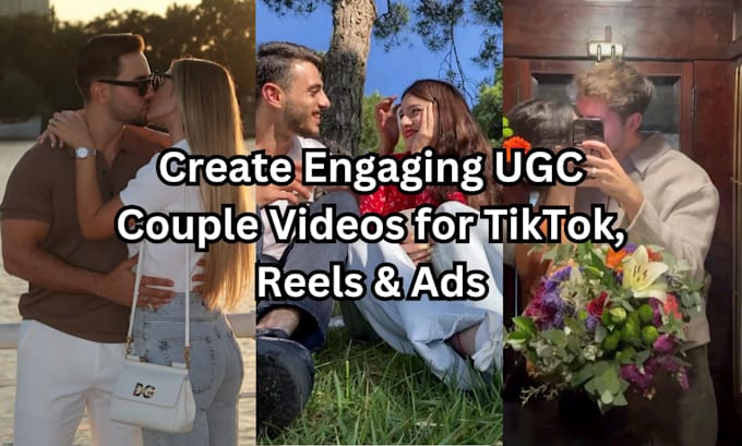 Gig Preview - Create engaging ugc couple videos for tiktok, reel and ads for your brand