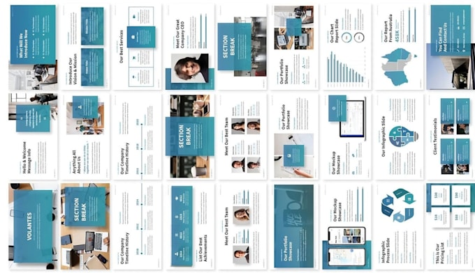 Gig Preview - Design a custom powerpoint or google slides template for your business