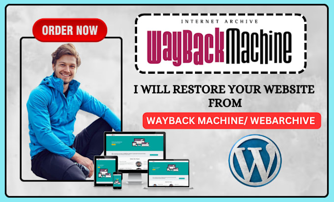 Gig Preview - Restore wordpress website from wayback machine or webarchive