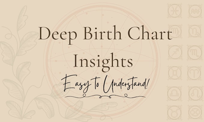 Gig Preview - Provide a detailed birth chart analysis with deep insights