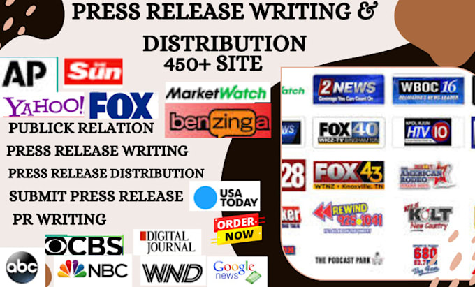 Gig Preview - Write press release distribution, press distribution, pr writing public relation