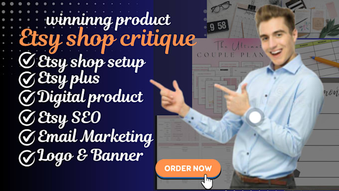 Bestseller - etsy shop setup or etsy store creation, etsy seo listing, etsy store promotion