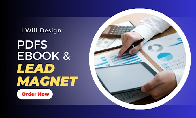 Gig Preview - Create pdf lead magnet design, pdf ebook, workbook design and brochure design