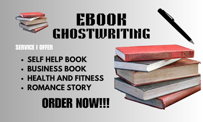 Gig Preview - Do high quality ebook ghostwriting to bring your ideas to life