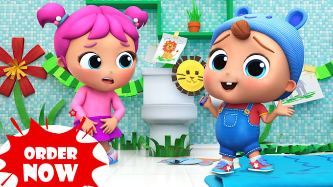 Bestseller - create custom 2d 3d kids nursery rhymes and cartoon animation videos