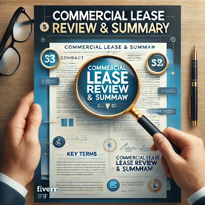 Bestseller - review and summarize your commercial lease