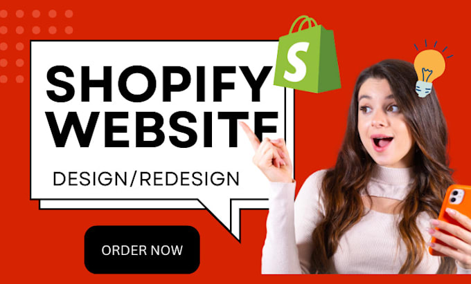 Gig Preview - Redesign shopify website design shopify website redesign shopify store design