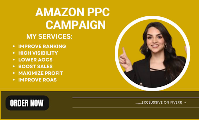 Gig Preview - Setup optimize manage your amazon PPC campaign advertising ads