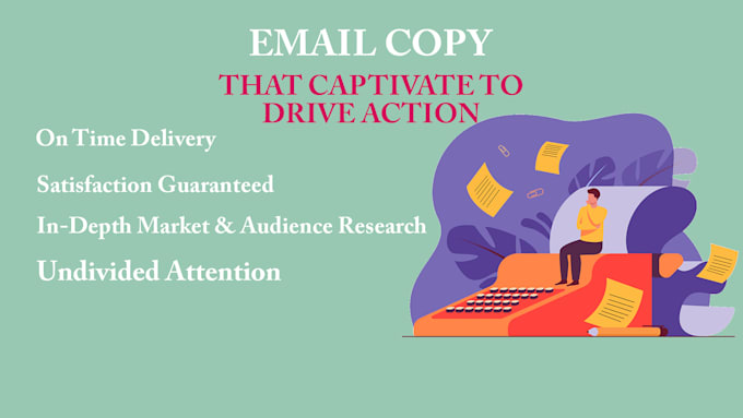 Gig Preview - Write captivating sales email copy, website copywriting