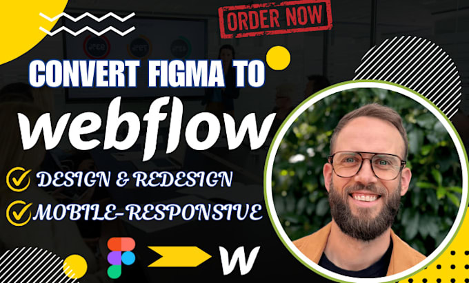 Gig Preview - Design develop webflow website, webflow developer figma to webflow, UI UX expert