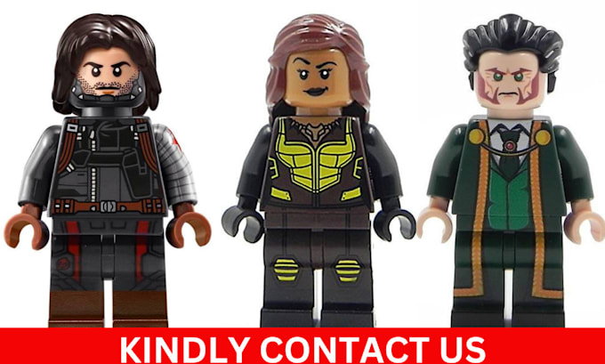 Gig Preview - Design custom 3d lego model, minifigure and toys for 3d printing