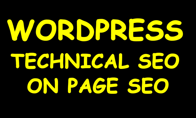 Gig Preview - Do wordpress on page seo and fix technical issues