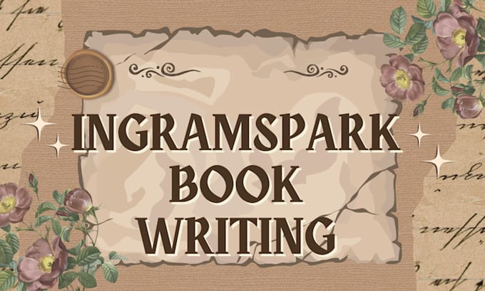 Gig Preview - Ingramspark book writing, book