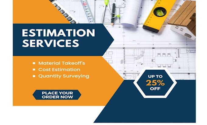 Gig Preview - Do material take off , quantity takeoff and construction cost estimation