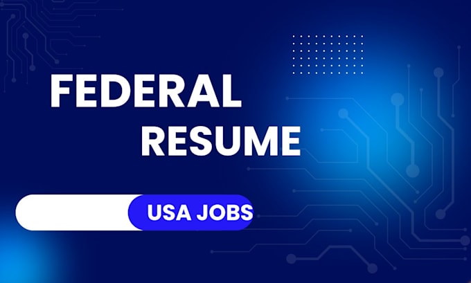 Gig Preview - Write federal resume USA job