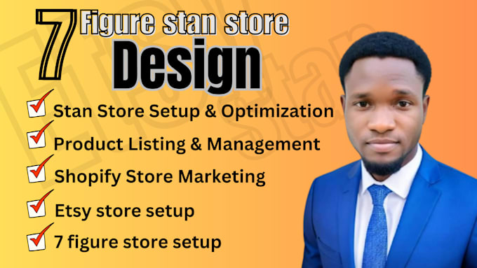 Gig Preview - Build 7 figure shopify digital product store etsy shop stan store digital store