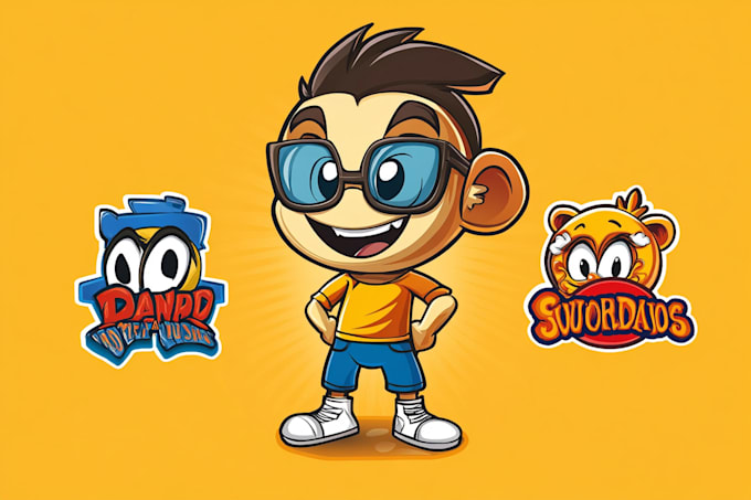 Gig Preview - Design unique cartoon character or mascot logo