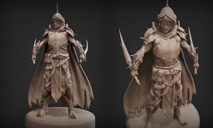 Gig Preview - Create 3d toy, 3d miniature action figures, tabletop character for 3d printing