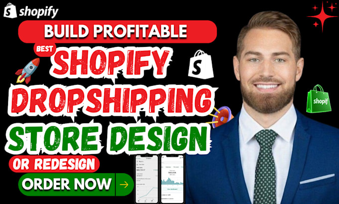 Bestseller - setup shopify store or shopify website design or redesign