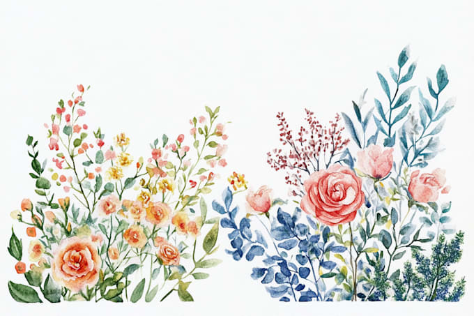 Gig Preview - Create a botanical watercolor illustration