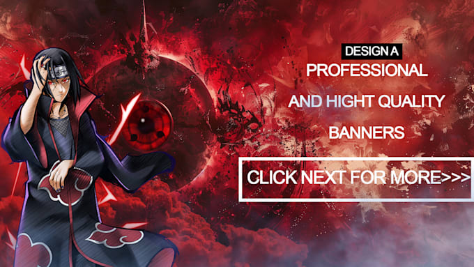 Gig Preview - Design you an best anime header,banner