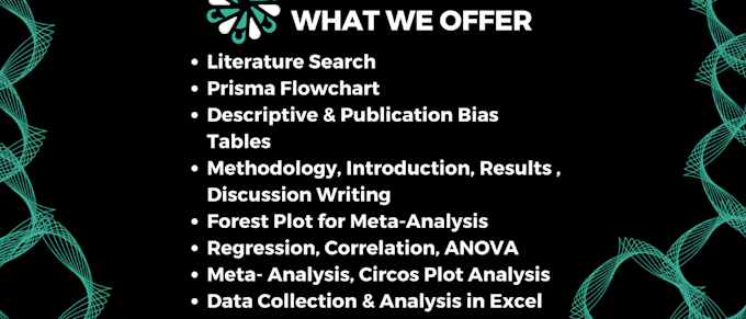 Gig Preview - Provide premium meta analysis and systematic review