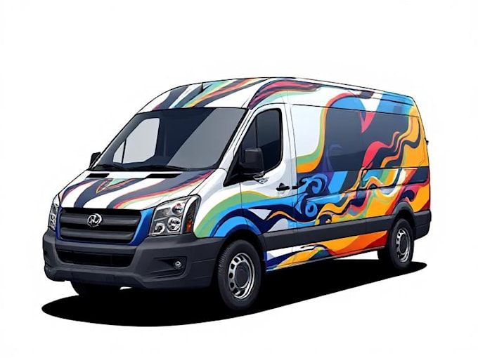 Gig Preview - Create car wrap design, truck wrap ,van wrap, car wrap