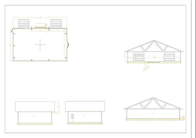 Gig Preview - Do architectural 2d floor plan and blueprints in autocad