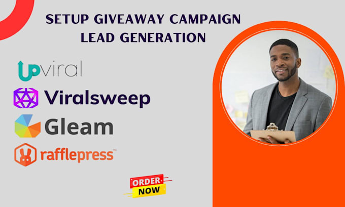 Gig Preview - Create a giveaway campaign lead generation using upviral  gleam  and viralsweep